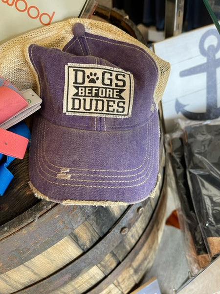 Distressed Dogs Before Dudes Cap