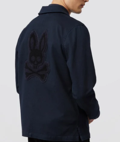 Psycho Bunny Chore Jacket Dark Navy