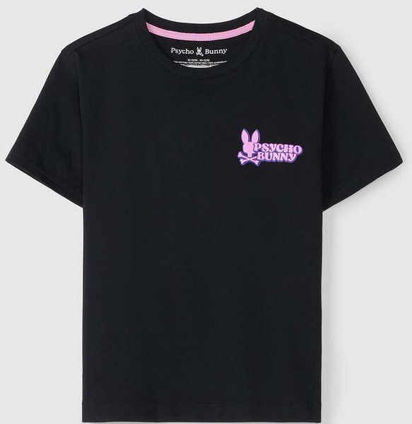 Psycho Bunny Redland Graphic Tshirt Black