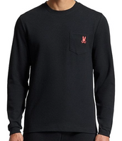 Psycho Bunny Lounge Long Sleeve Vail Black