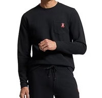 Psycho Bunny Lounge Long Sleeve Vail Black