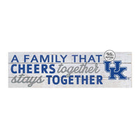 35x10 Sign A Family That Cheers Kentucky Wildcats