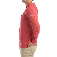 johnnie-O Eller Long Sleeve Hooded T-Shirt Malibu Red