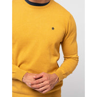 SMF Long Sleeve Crew Neck Sweater Mustard