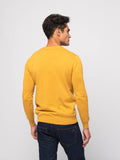 SMF Long Sleeve Crew Neck Sweater Mustard